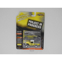 1:64 1929 Ford Model A Pickup (Yellow & Primer Gray) - Johnny Lightning Street Freaks "Project In Progress"