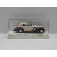 1:43 1939 Delage Coupe (Peach/Maroon)