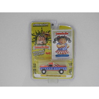 1:64 1985 Dodge Ram nD-250 - Garbage Pail Kids "Rhetta White & Blue"