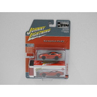 1:64 2017 Dodge Viper GTC (Adrenaline Red) - Johnny Lightning "Storage Tin"