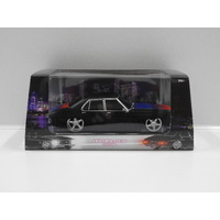 1:24 Holden HQ 4Dr Custom Sedan (Matt Black/Red & Blue Stripes)