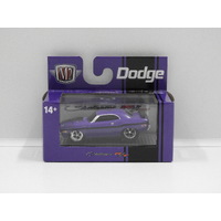 1:64 1970 Dodge Challenger R/T 383 - Ground Pounders (Purple/Black)