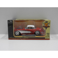 1:24 1957 Chevy Corvette (Red/White)