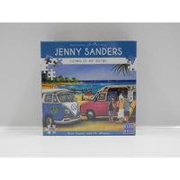 Jenny Sanders 1000 Piece Jigsaw Puzzle "Blue Kombi And Mr Whippy"