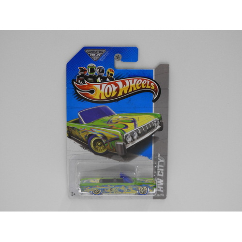 1:64 1964 Lincoln Continental Convertible - 2013 Hot Wheels Treasure Hunt Long Card