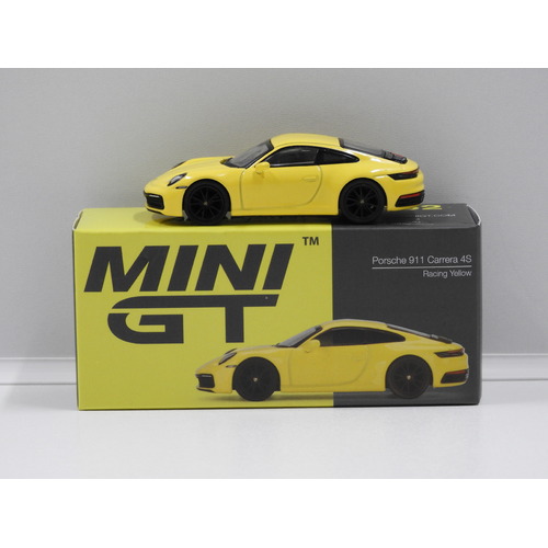 1:64 Porsche 911 Carrera 4S (Racing Yellow) (Opened, Unsealed)