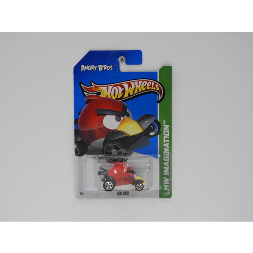 1:64 Angry Birds "Red Bird" - Hot Wheels Long Card