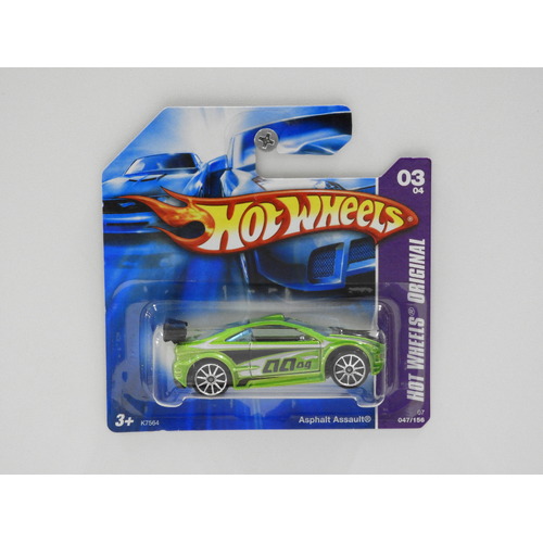 1:64 Asphalt Assault - 2007 Hot Wheels Short Card