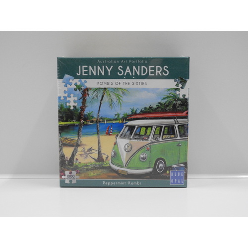 Jenny Sanders 1000 Piece Jigsaw Puzzle "Peppermint Kombi"