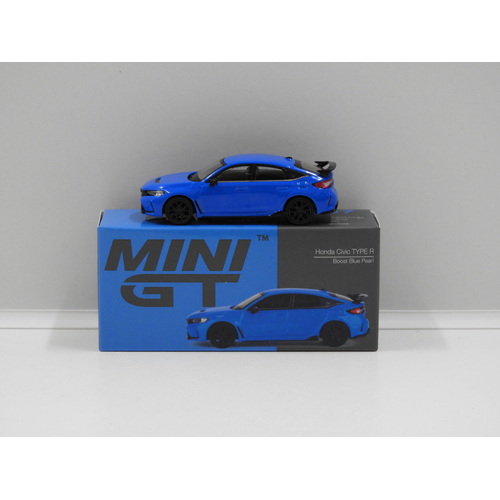 1:64 Honda Civic Type R (Boost Blue Pearl) (Opened, Unsealed)