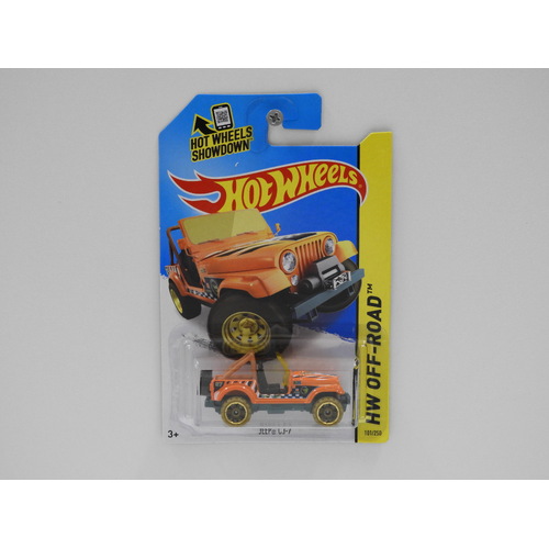 1:64 Jeep CJ-7 - 2015 Hot Wheels Treasure Hunt Long Card