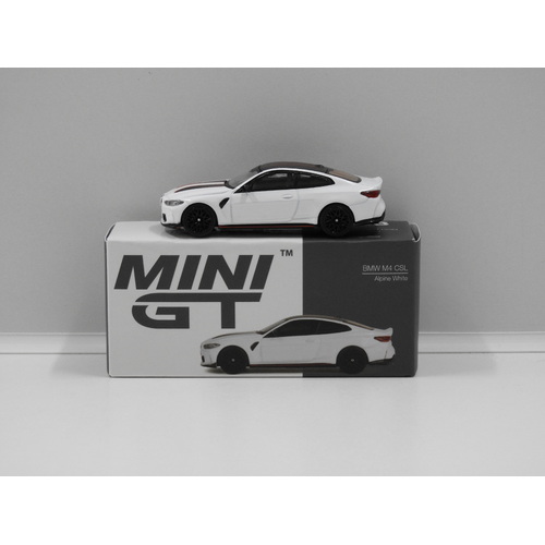 1:64 BMW M4 CSL (Alpine White) (Opened, Unsealed)