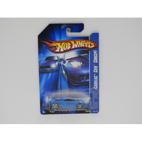 1:64 Cadillac Cien Concept - 2007 Hot Wheels Long Card