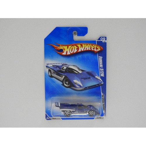 1:64 Ferrari 512M - 2009 Hot Wheels Long Card