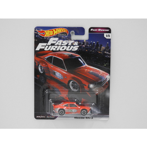 1:64 Mazda RX-3 - Hot Wheels Premium "Fast & Furious"