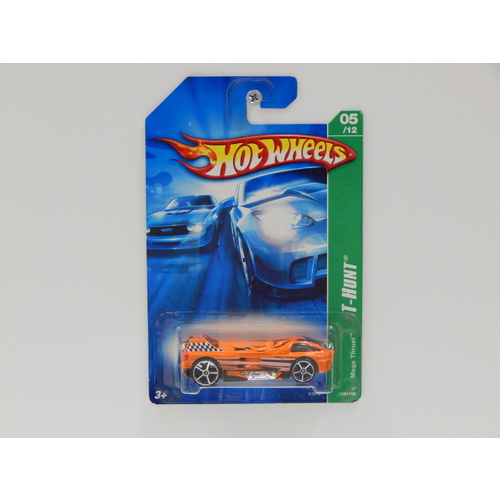 1:64 Mega Thrust - 2007 Hot Wheels Treasure Hunt Long Card 