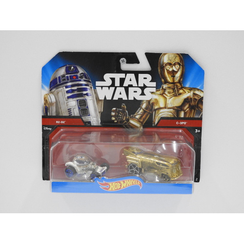 1:64 R2-D2 & C-3PO - Hot Wheels Twin Set "Star Wars"