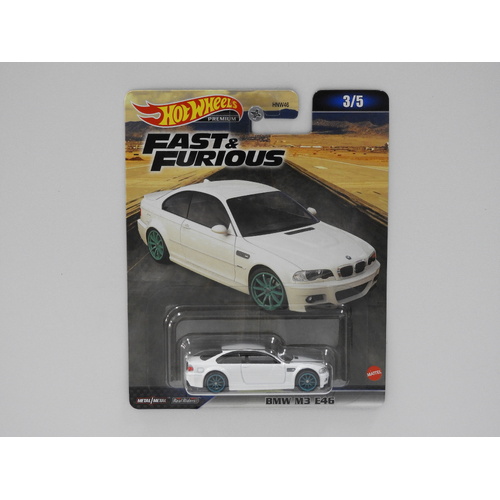 1:64 BMW M3 E46 - Hot Wheels Premium "Fast & Furious"