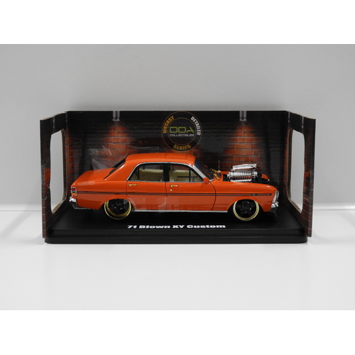 1:24 1971 Ford XY GTHO Custom Slammed (Orange) "BLWN71" - Chase Version