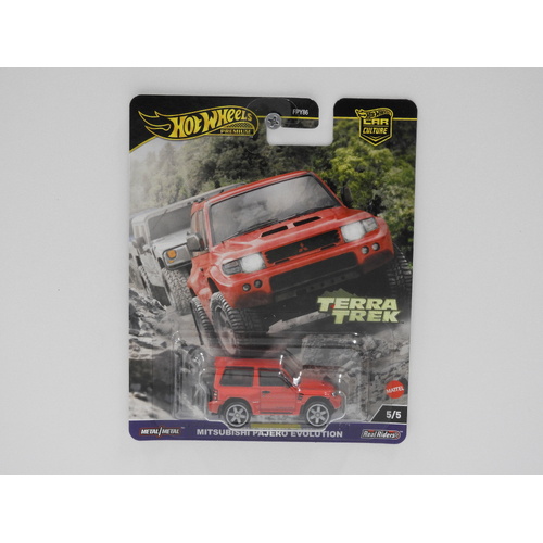 1:64 Mitsubishi Pajero Evolution - Hot Wheels Premium Car Culture "Terra Trek"