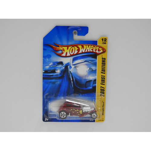 1:64 Straight Pipes - 2007 Hot Wheels Long Card