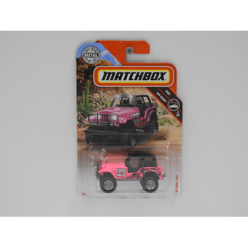 1:64 1960 Jeep 4x4 (Pink/Black)