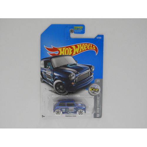 1:64 Morris Mini "HWGRFX" #333 - Hot Wheels Long Card