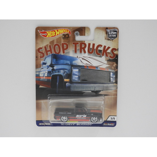 1:64 1983 Chevy Silverado - Hot Wheels Car Culture "Shop Trucks"