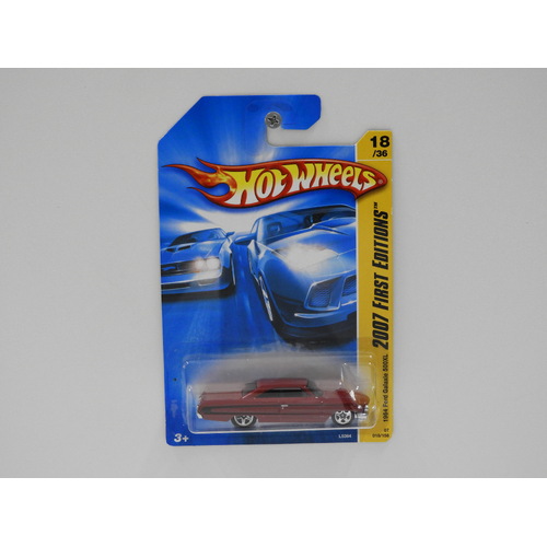 1:64 1964 Ford Galaxie 500XL - 2007 Hot Wheels Long Card