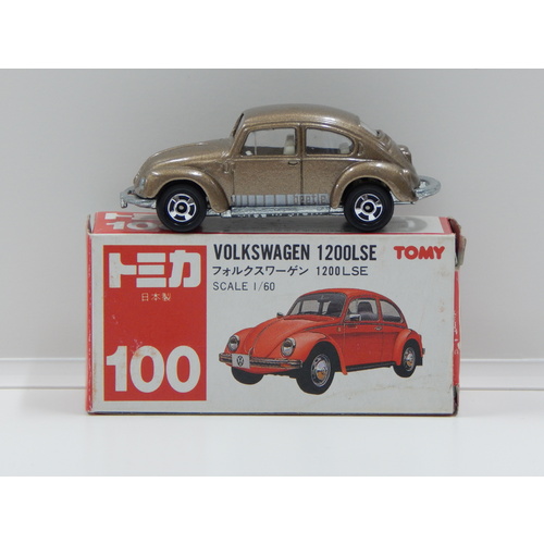 1:60 Volkswagen 1200 LSE (Bronze) Red Picture Box - Made in Japan