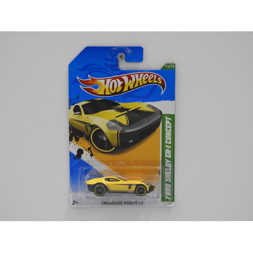 1:64 Ford Shelby GR-1 Concept - 2012 Hot Wheels Treasure Hunt Long Card