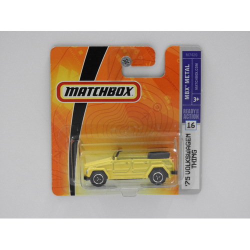 1:64 1975 Volkswagen Thing (Yellow) - Short Card