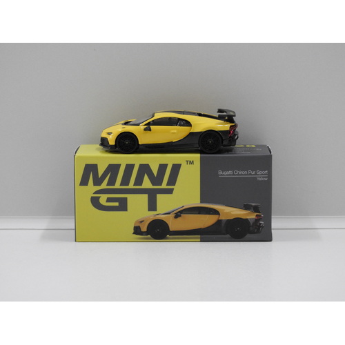 1:64 Bugatti Chiron Pur Sport (Yellow) (Opened, Unsealed)