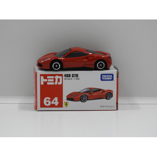 1:62 Ferrari 488 GTB (Red) - Made in Vietnam