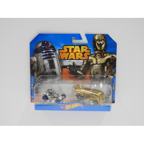 1:64 R2-D2 & C-3PO - Hot Wheels Twin Set "Star Wars"