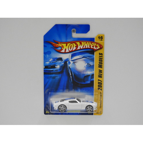 1:64 1970 Pontiac Firebird - 2007 Hot Wheels Long Card