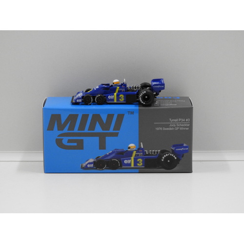 1:64 Tyrrell P34 - 1976 Swedish GP Winner (JodyScheckter) #3 (OPENED, UNSEALED)