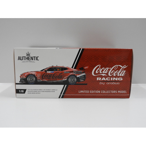 1:18 Chevrolet Camaro ZL1 - Coca-Cola Racing By Erebus 2023 BETR Darwin Triple Crown Indigenous Round (Brodie Kostecki) #99