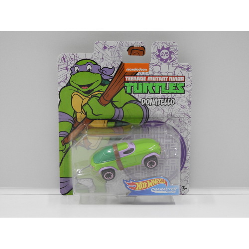 1:64 Hot Wheels Character Cars - Teenage Mutant Ninja Turtles "Donatello"