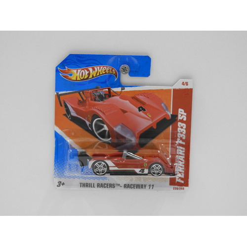 1:64 Ferrari F333 SP - 2011 Hot Wheels Short Card