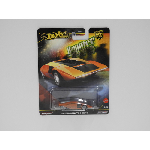 1:64 Lancia Stratos Zero - Hot Wheels Premium Car Culture "Hammer Drop"