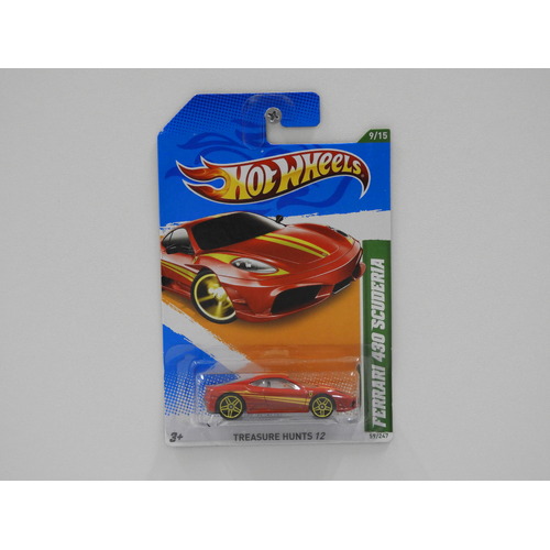 1:64 Ferrari 430 Scuderia - 2012 Hot Wheels Treasure Hunt Long Card