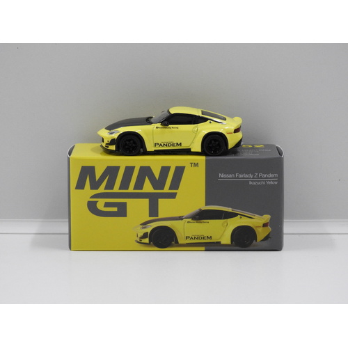 1:64 Nissan Fairlady Z Pandem (Ikazuchi Yellow) (Opened, Unsealed)