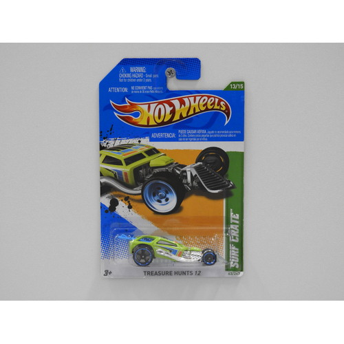 1:64 Surf Crate - 2012 Hot Wheels Treasure Hunt Long Card