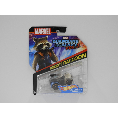 1:64 Hot Wheels Marvel Character Cars "Rocket Raccoon"