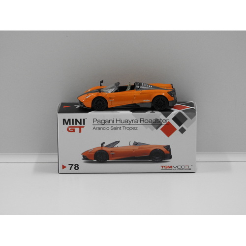 1:64 Pagani Huayra Roadster (Arancio Saint Tropez) (Opened, Unsealed)