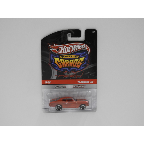 1:64 1970 Chevelle SS - Hot Wheels "Phil's Garage" with Signature "Chase"