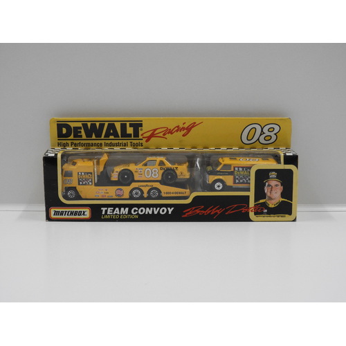 1:64 Matchbox Team Convoy - Dewalt Racing (Bobby Dotter) #08