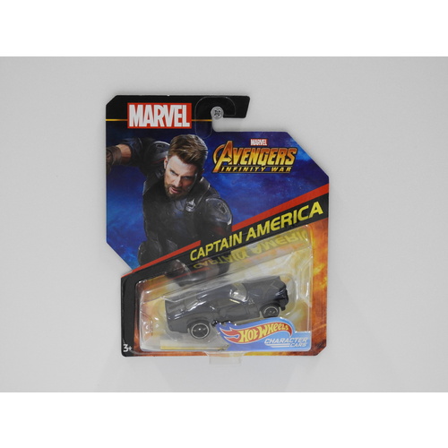 1:64 Hot Wheels Marvel Character Cars "Captain America"