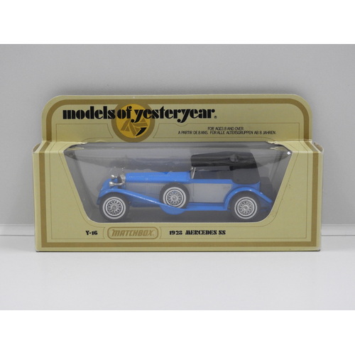 1:43 1928 Mercedes SS (Blue/Grey/Black Roof)